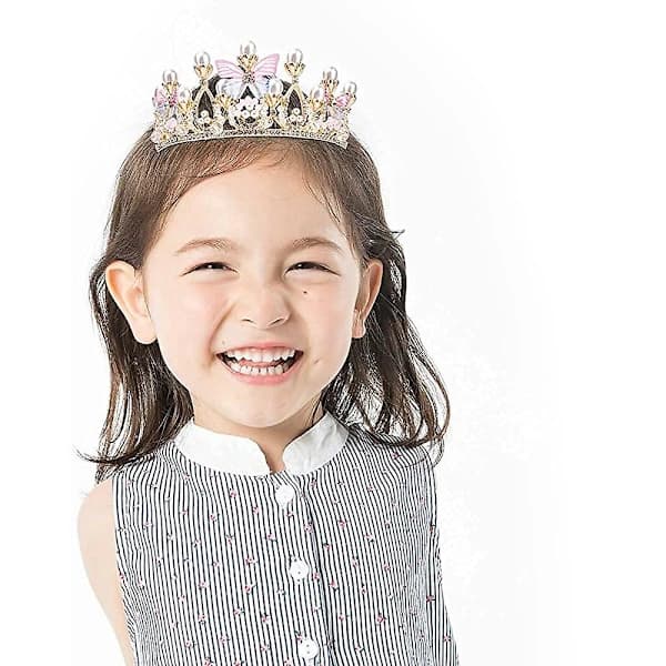 Prinsesse diadem til piger, fødselsdagskrone til piger
