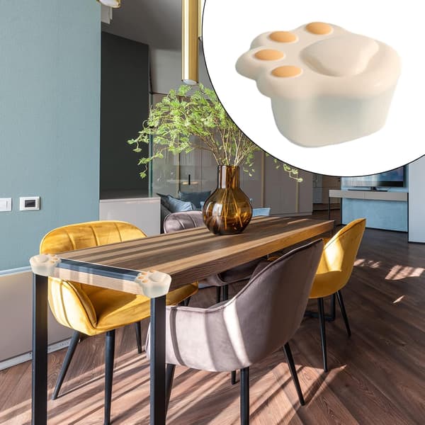 Corner Angle Protector for Tables with Cartoon Motif, Cat Paw Shape