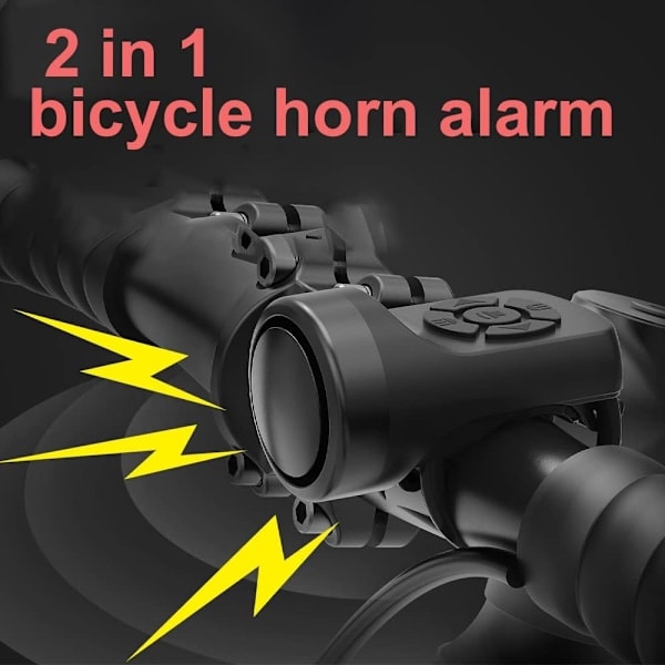 Elektrisk cykelhorn, elektronisk cykelklokke, 140DB cykelhorn