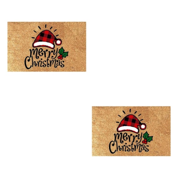 1/2 Pehmeä ja Mukava Merry Christmas Gnome Ovimatto Jouluhatulle Christmas hat 2Set