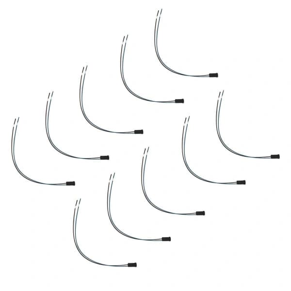 10 st G4 LED Lamphållare Silikon Halogen Bas Lamphållare KLB