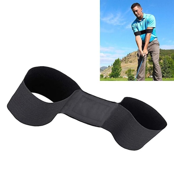 2 st Golf Arm Posture Motion Correction Belt Smooth Swing Training Elastic Arm Band