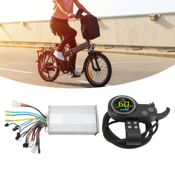 Elektrisk sykkelscooter børsteløs hastighetsmotorkontroller 48V 60V 500W børsteløs motorkontroller med LCD-skjerm