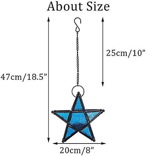 Lyslykt vindusdekorasjon hengende ornament
