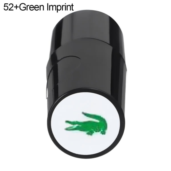 Golfbollstämpel Golfstämpelmarkör 52+GRÖN IMPRINT 52+GRÖN 52+Grön Imprint 52+Green Imprint