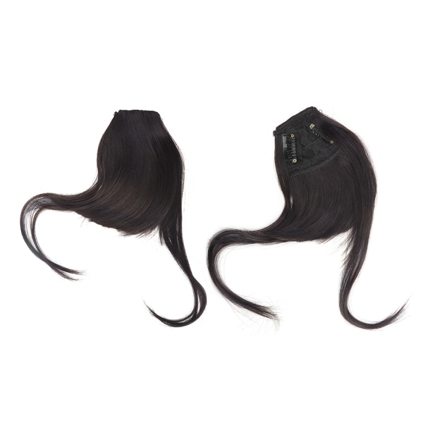 Sporløs hårforlengelse parykk Frynser Clip On False Bangs Jenter Fake Blunt Bangs Hair Piece 01#