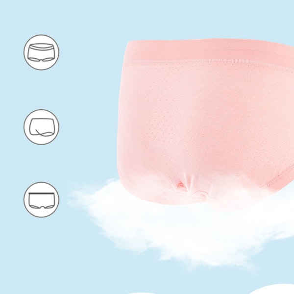 4 stk Little Girls Briefs Modal bomullsundertøy Pustende fuktighetsabsorpsjon med lufthull 3XL(anbefalt vekt 34,5 kg? 45 kg)