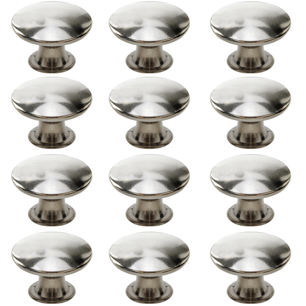 Cabinet Handle Drawer Handle with Screws 12-pack Silver Silver 138