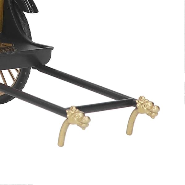 Retro Rickshaw Modell Utsökta Detaljer Nostalgisk Legering Simulering Rickshaw Leksak Rickshaw Dekoration för Samling Guld