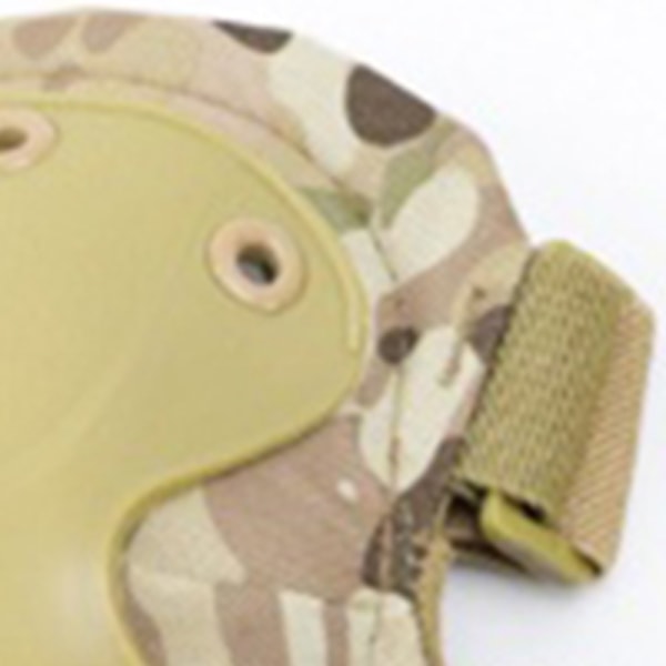 Knæbeskytter EVA med justerbar strop Anti Slip til Jagt Vandring Ridning Skydespil CP Camouflage