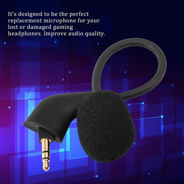 Erstatningsmikrofon til spil til KINGSTON HyperX Cloud II /Cloud Core gamingheadset