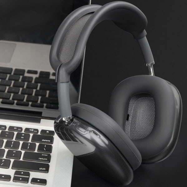 Paris Skyddssats för AirPods Max, Huvudbandsöverdrag + TPU-fodralskydd + Silikonöronkuddar, Svettresistent Tillbehör, Lätt att Tvätta, Repskydd