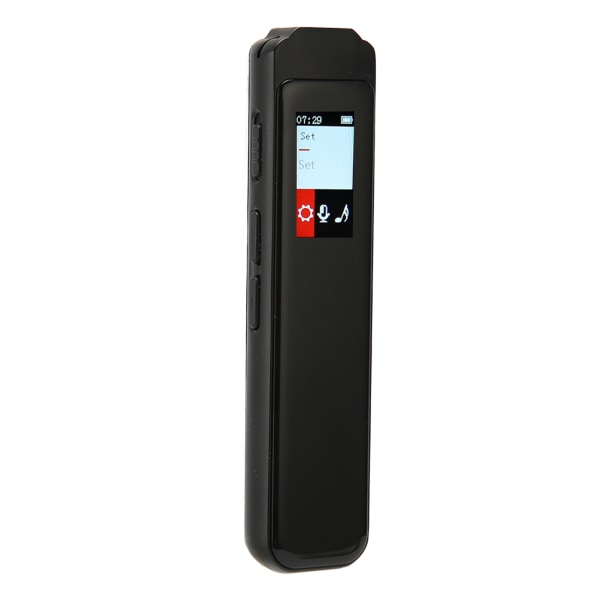 Digital stemmeopptaker HD Smart Noise Reduction Liten MP3-spiller Stemmeaktivert opptaker med avspilling for forelesning 32 GB