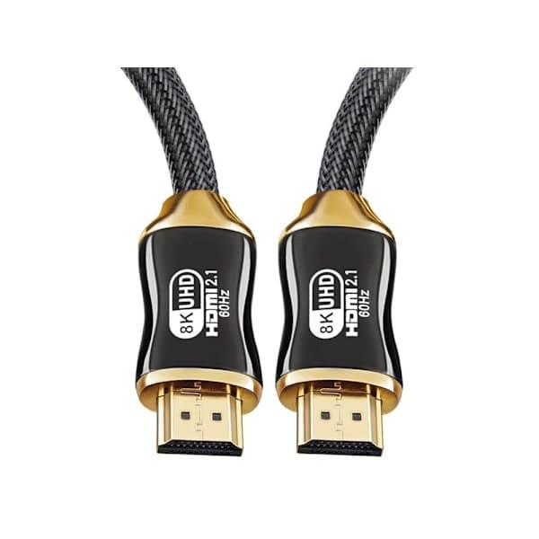 3m HDMI 2.1 -kaapeli - Ultra HD 8K - Kullattu