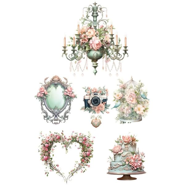 Blomväggdekaler DIY Konst Väggdekaler Dekaler Dekoration