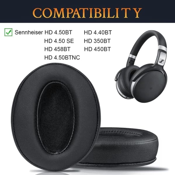 Paris Ørepuder Erstatning for Sennheiser HD 4.50BTNC, HD 450