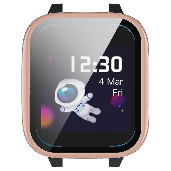 Glas+ deksel For Xplora Xgo3 Smartwatch Bumper For Case Skärmbeskyttelse Rosa