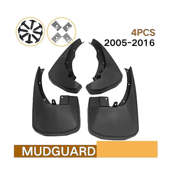 Bilskärmar för Navara D40 2005-2016 Stänkskydd Mudflaps Tillbehör