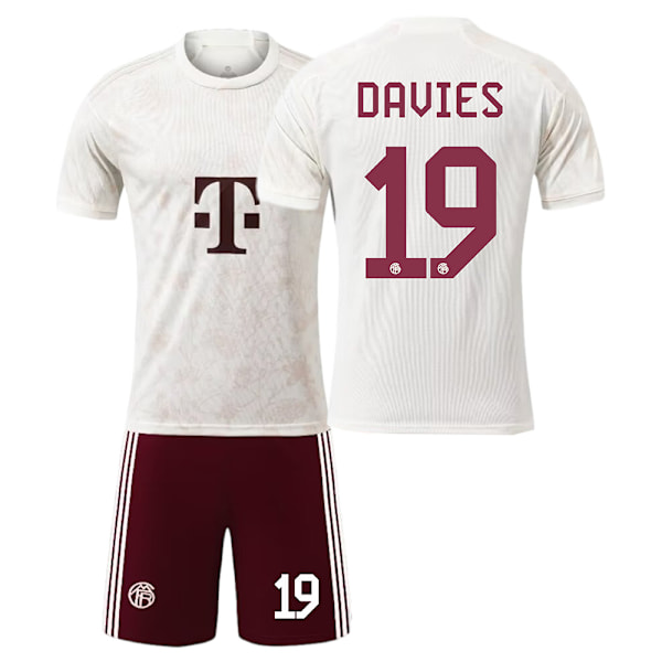 2324 Bayern Hemma Matchtröja 19 Alphonso Davies Jersey L 19 Davies