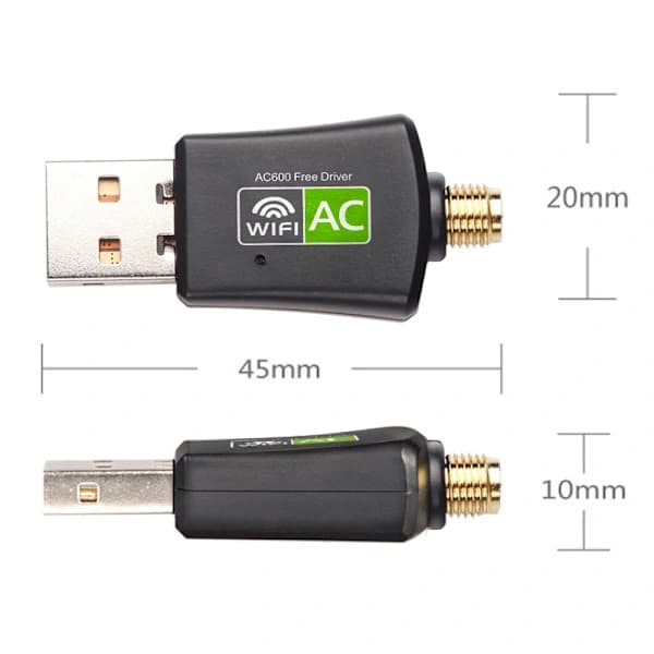 Driver Free Network Card 2.4G/5.8G WiFi Receiver/Transmitter