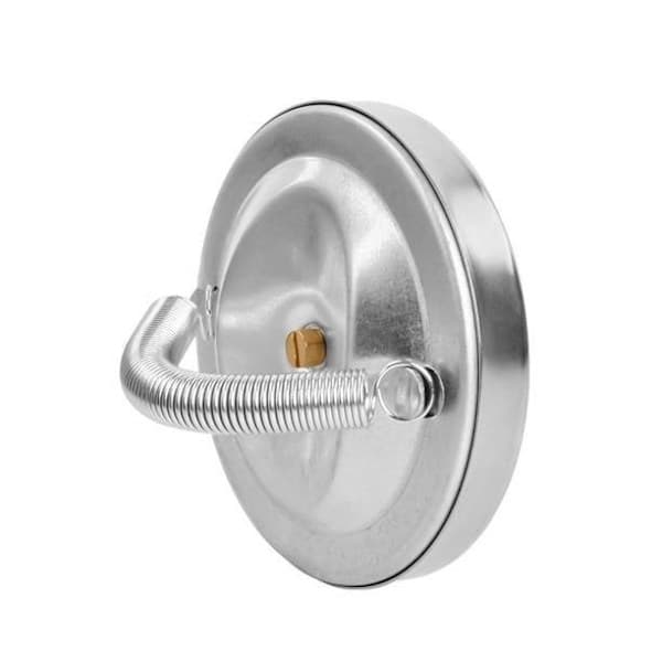 Anlægningstermometer 0-120°C - Termometer Sølv