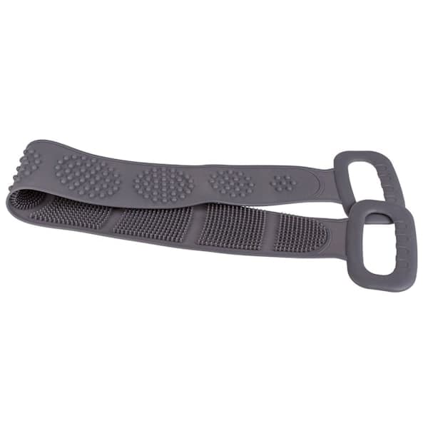 Ryggskrubber Silikon - Massasjeskrubber grå