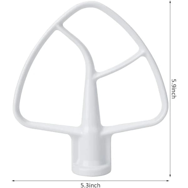 K45B Platt visp med beläggning, kompatibel med KitchenAid 4,5L mixer