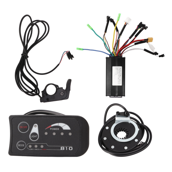 24V 36V 48V 26A 3 Mode Sinewave Controller Magnetic Power Assist for KT 8 med TT 009 Quick Release Thumb Throttle S810 LED Panel