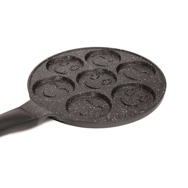 Pannekakepanne med 7 hull - Smiley