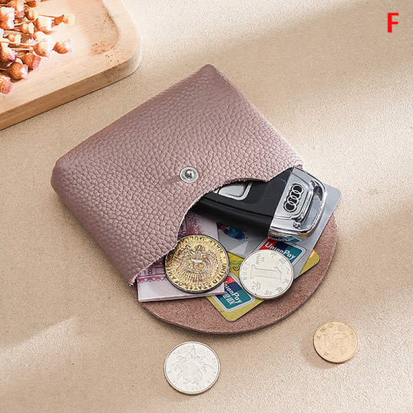 Kohud Små plånböcker för kvinnor Mode kvinnliga korta myntplånböcker F-single-layer