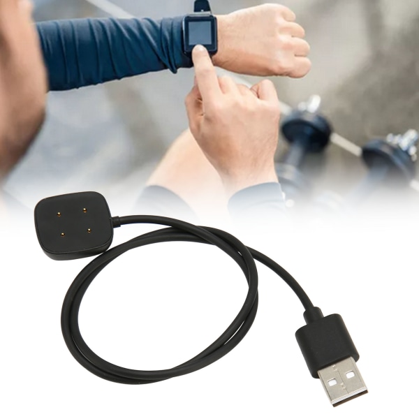 Magnetisk ladererstatning USB-ladekabel for Fitbit Versa4 Versa3 Sense Sense2 Smartwatch