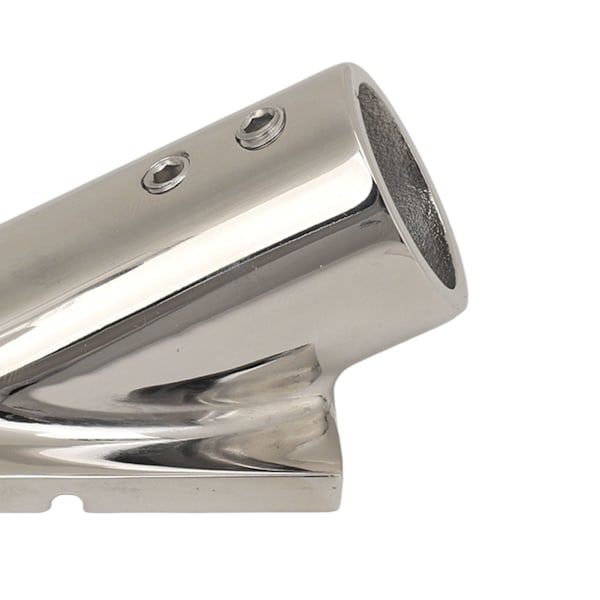 Båd Rør Base Rektangulær 316 Rustfrit Stål Rækværk Rør Base Marine Hardware til Yacht 25mm/1.0in
