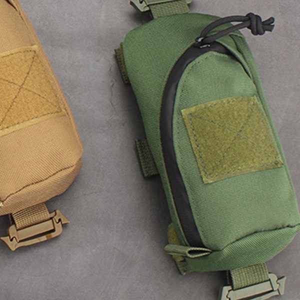 Military Survival Emergency Bag Oxford Cloth Outdoor Emergency Camping Survival Supplies Bag Pussi Vihreä