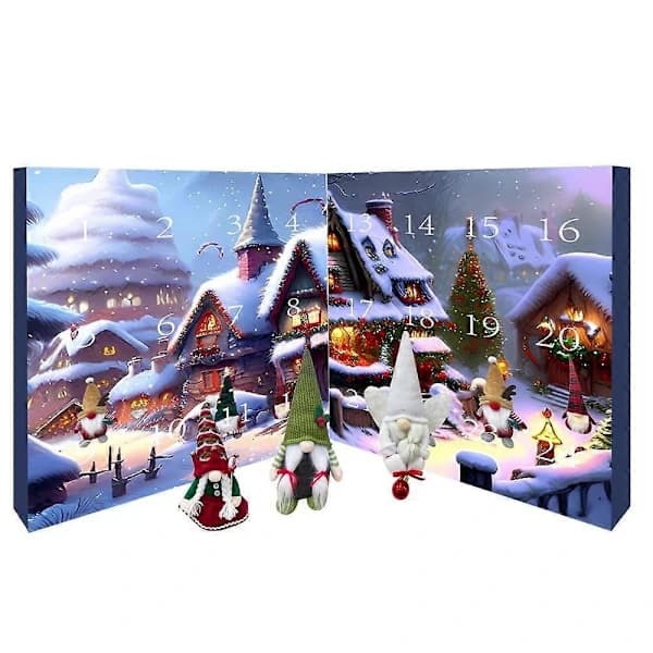 Jultomte Adventskalender 2024 - Juleankomstkalender