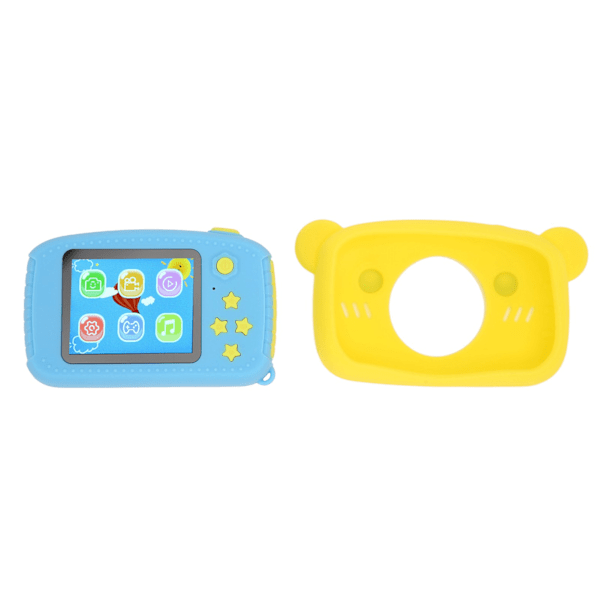 Barnekamera HD Front og Bak Doble Kameraer Multifunksjonelt Barnekamera for 3‑10 År Gamle