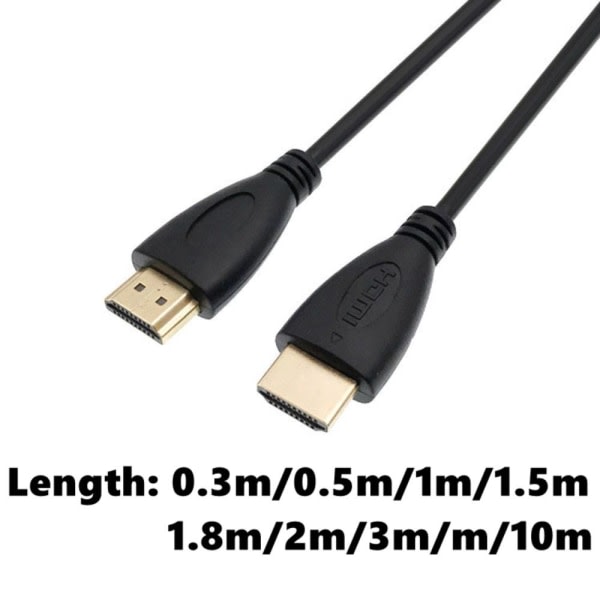 HDMI-kabel lyd- og videokabel 1M 1m 1m