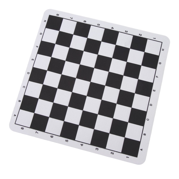 PU-nahkainen shakkilauta 24x23,6 cm, repeytymisenkestävä, pestävä kannettava kansainvälinen shakkihiirimatto