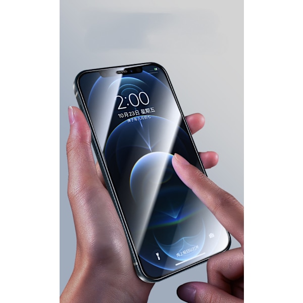 2 kpl Näytönsuojaa iPhone 14:lle - Heijastamaton, Sormenjälkienkestävä, Täyslasi, Temperoitu Lasi, Splittersuojaus
