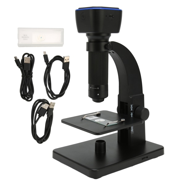 WiFi digitalt mikroskop Dobbelt linse WiFi USB-forbindelse 5MP 2000X forstørrelsesmikroskop til PCB-planter
