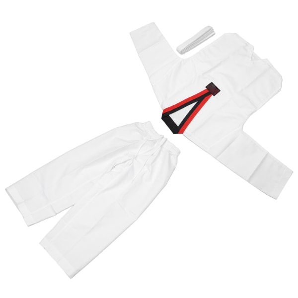 Taekwondo Dobok-dragt Robust Komfortabel åndbar Taekwondo-træningsuniform til børn Højde 136-146 cm