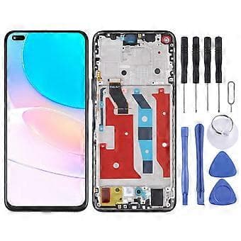 KOMPATIBEL LCD-skjerm for Huawei Nova 8i Digitizer Fullstendig montering med ramme