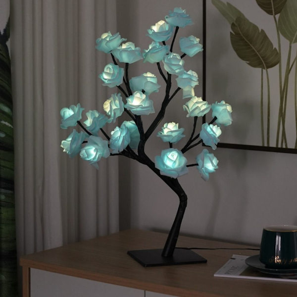 Bordlampe Rose Lampor BLÅ