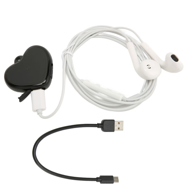 Pendant-inspelare Intelligent HD-brusreducering Ljudkontroll Loop Cover Inspelning Mini MP3-inspelare 8G