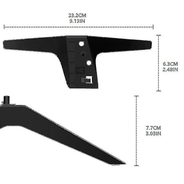 2024 LG TV-malleille tarkoitetut jalustat, TV-jalustat LG 49 50 55 tuuman TV:lle 50UM7300AUE 50UK6300BUB 5