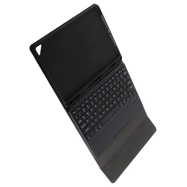 Tablettastatur Trackpad Magnetisk Auto Sleep Kickstand Blyantholder Trådløst tastatur til IOS Tablet Pro 9.7in Air 2 Sort