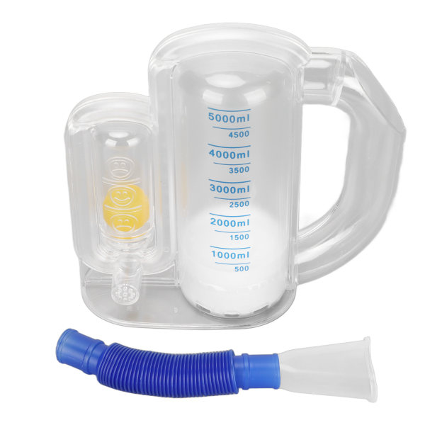 Åndedrætsøvelser Dyb vejrtrækningsøvelse Lungekapacitet Åndedrætsterapi 5000ml