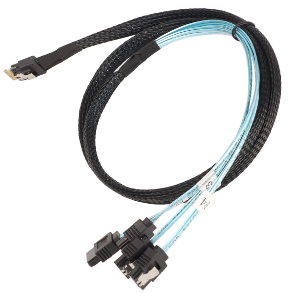 SAS-kabel SFF?8654?4 SATA 7 Pin Array Disk Raskere overføring Mini PVC datamaskintilbehør 1 meter / 3.3ft