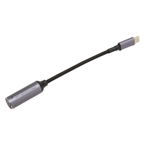 DC3.0mmx1.1mm hunninngang til Type C hannstrømladekabelstøtte Opptil 100W Power PD ladekabel