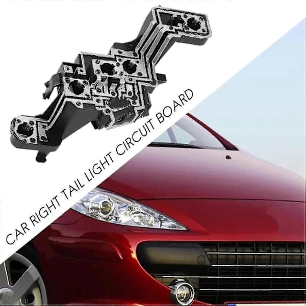 Højre Baglygte Kredsløbskort PCB til 307 Hatchback 2008-2014 Bil Sort