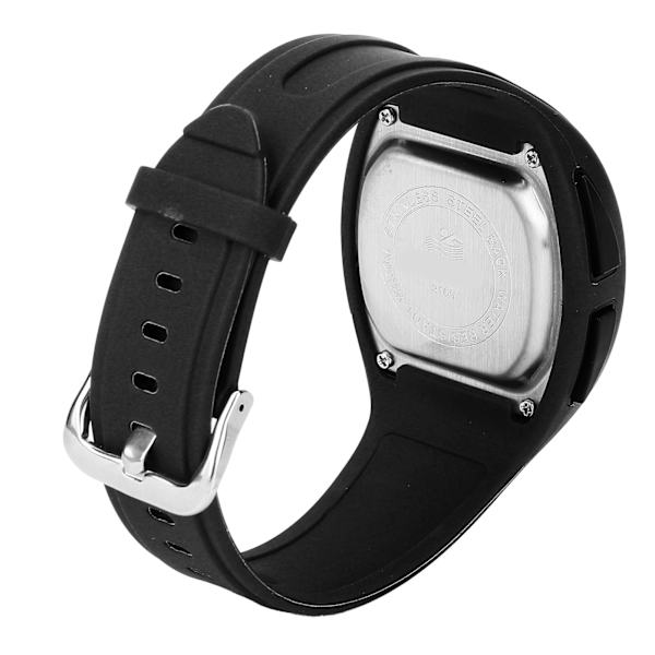 Multifunktionel vandtæt intelligent armbåndsur sports digital skridttæller ure sort